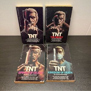 TNT Series - Doug Masters - 4 Book Lot - Vintage Paperback Action Adventure Pulp